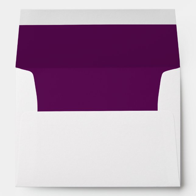 Elegant Colours - Inside Deep Plum Envelope (Back (Bottom))