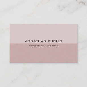 Elegant Colours Modern Simple Professional Trendy Business Card