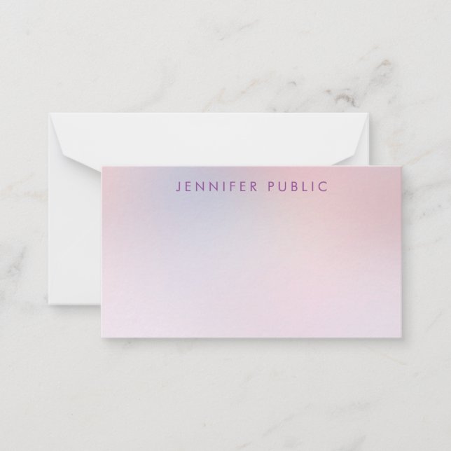 Elegant Colours Monogram Template Personalised (Front)