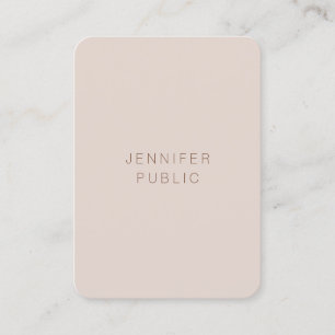 Elegant Colours Personalised Modern Luxury Templat Business Card