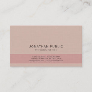 Elegant Colours Premium Linen Luxury Modern Plain Business Card