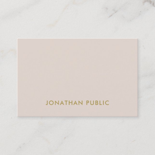 Elegant Colours Professional Designed Template Business Card (Front)