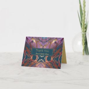 Elegant Colours Thank You Card