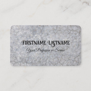 Elegant concrete minimal marble stone surface business card