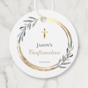 elegant Confirmation  Favour Tags