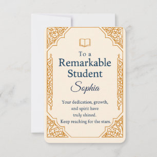 Elegant Congratulations Card for a Remarkable Stud