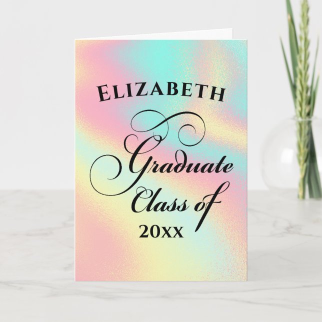 Elegant Congratulations Graduate Card (Front)