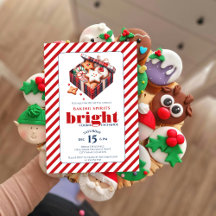 Elegant Cookie Exchange Party Blue Red