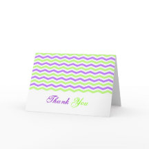 Elegant, cool and trendy chevron thank you