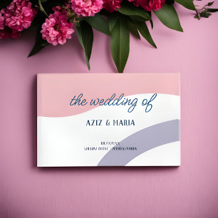 Elegant Cool Groovy Guest Book  A Timeless Memento