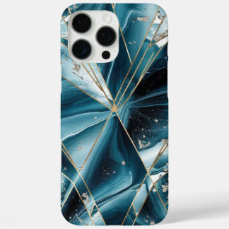 Elegant Copper | Feminine Opulent Teal Gold Case-M iPhone 16 Pro Max Case