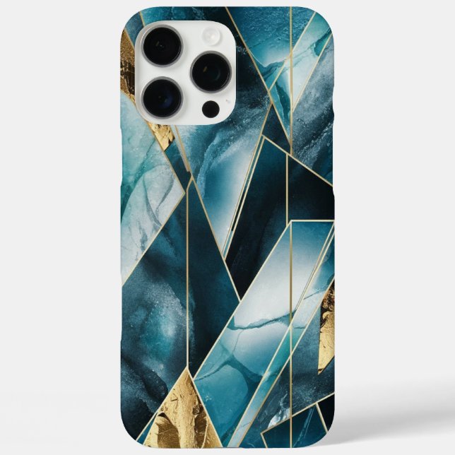 Elegant Copper | Feminine Opulent Teal Gold Case-M Case-Mate iPhone Case (Back)