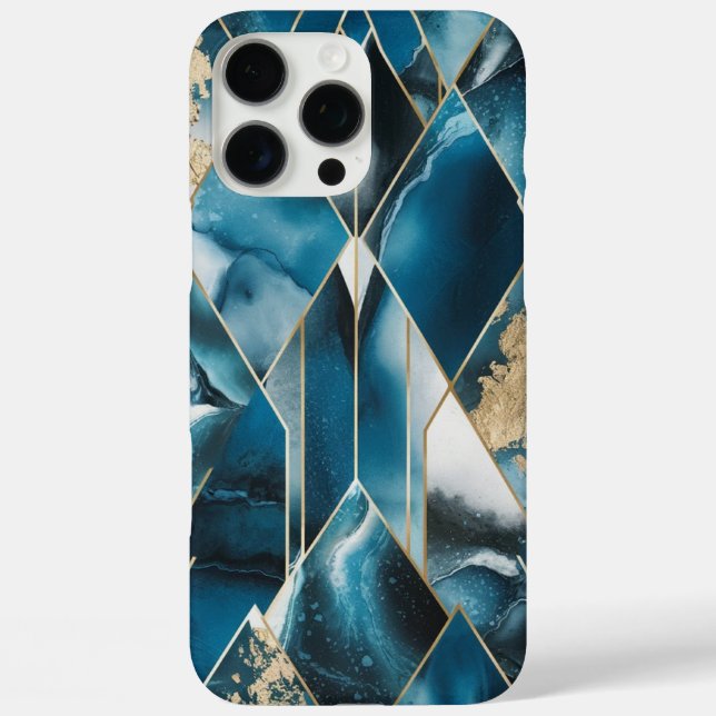 Elegant Copper | Feminine Opulent Teal Gold Case-M Case-Mate iPhone Case (Back)