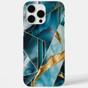 Elegant Copper   Feminine Opulent Teal Gold Case-M iPhone 16 Pro Max Case