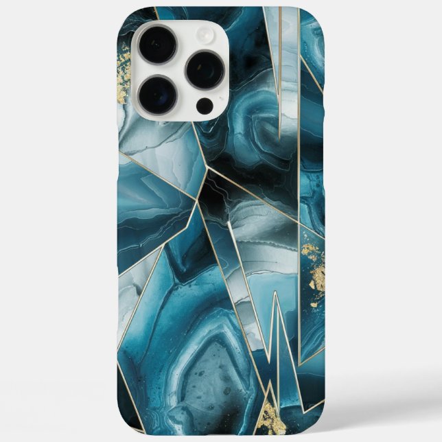 Elegant Copper | Feminine Opulent Teal Gold Case-M Case-Mate iPhone Case (Back)