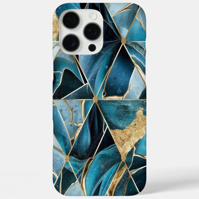 Elegant Copper | Feminine Opulent Teal Gold Case-M Case-Mate iPhone Case (Back)
