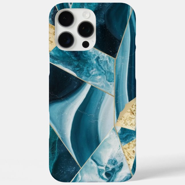 Elegant Copper | Feminine Opulent Teal Gold Case-M Case-Mate iPhone Case (Back)