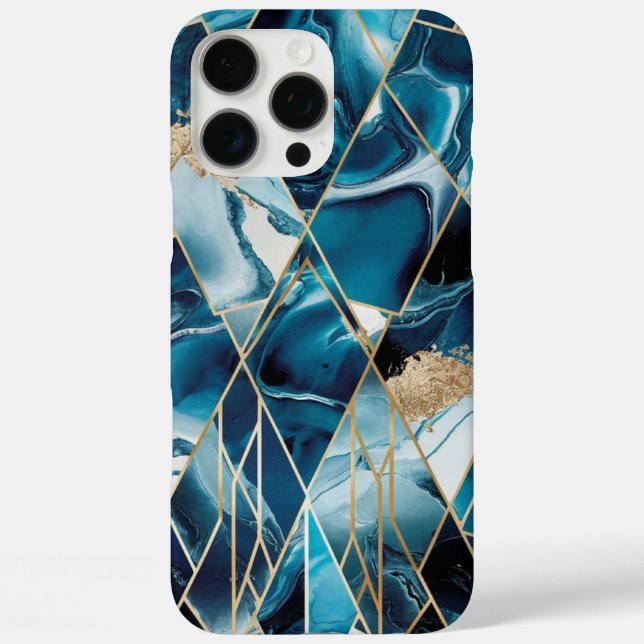Elegant Copper | Feminine Opulent Teal Gold Case-M Case-Mate iPhone Case (Back)