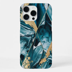 Elegant Copper Feminine Opulent Teal Gold Case-M iPhone 16 Pro Max Case