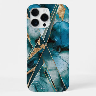 Elegant Copper Feminine Opulent Teal Gold Case-M iPhone 16 Pro Max Case