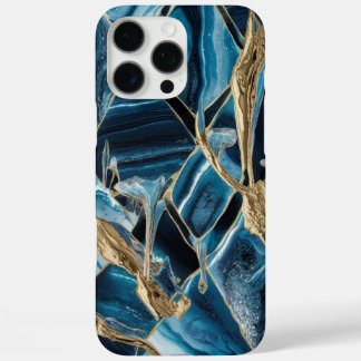 Elegant Copper | Feminine Opulent Teal Gold iPhone 16 Pro Max Case