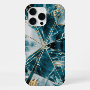 Elegant Copper Feminine Opulent Teal Gold iPhone 16 Pro Max Case