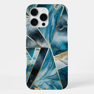 Elegant Copper Feminine Opulent Teal Gold iPhone 16 Pro Max Case