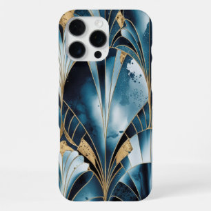Elegant Copper Feminine Opulent Teal Gold iPhone 16 Pro Max Case