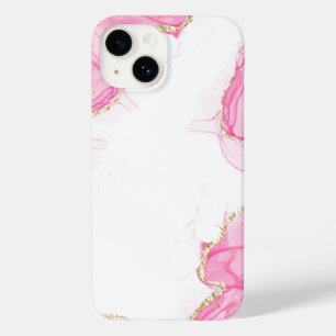 Elegant Copper   Girly Rose Gold Marble  Case-Mate iPhone 14 Case