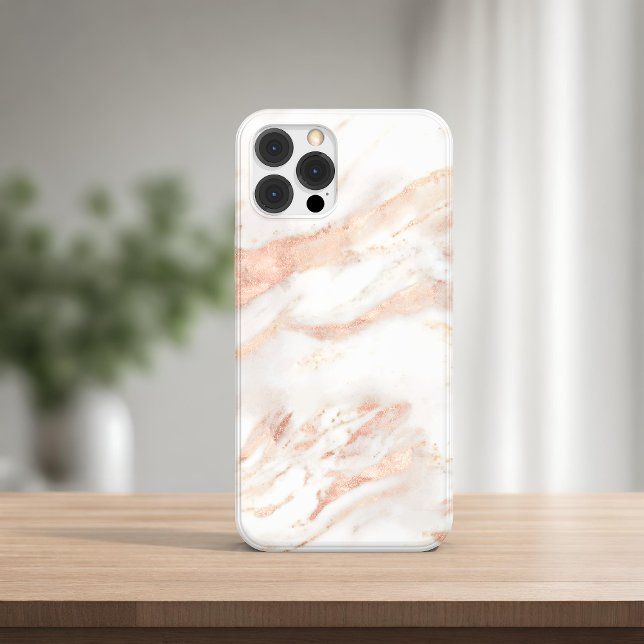 Elegant Copper | Girly Rose Gold Marble Case-Mate iPhone Case (Elegant Copper | Girly Rose Gold Marble Case-Mate iPhone Case)