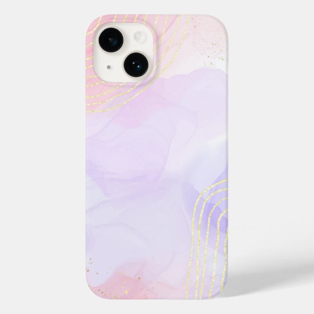 Elegant Copper | Girly Rose Gold Marble  Case-Mate iPhone Case (Back)