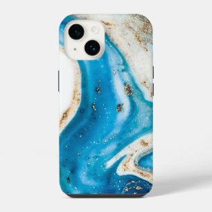 Elegant Copper Girly Rose Gold Marble Case-Mate iPhone 14 Case