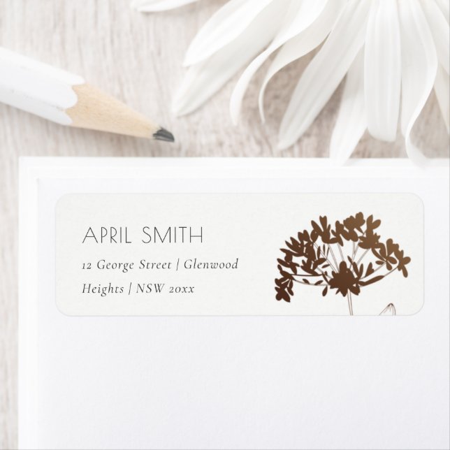 ELEGANT COPPER HYDRANGEA FLORAL ADDRESS (Insitu)