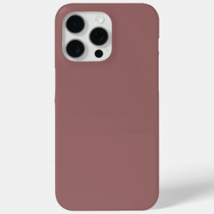 Elegant Copper Rose Dark Chestnut Brownish Pink iPhone 15 Pro Max Case