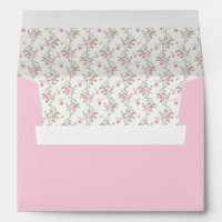 Elegant Coquette  Pink Bow Floral Baby Shower