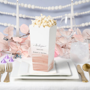 Elegant Coral Terracotta Wedding Favour Box
