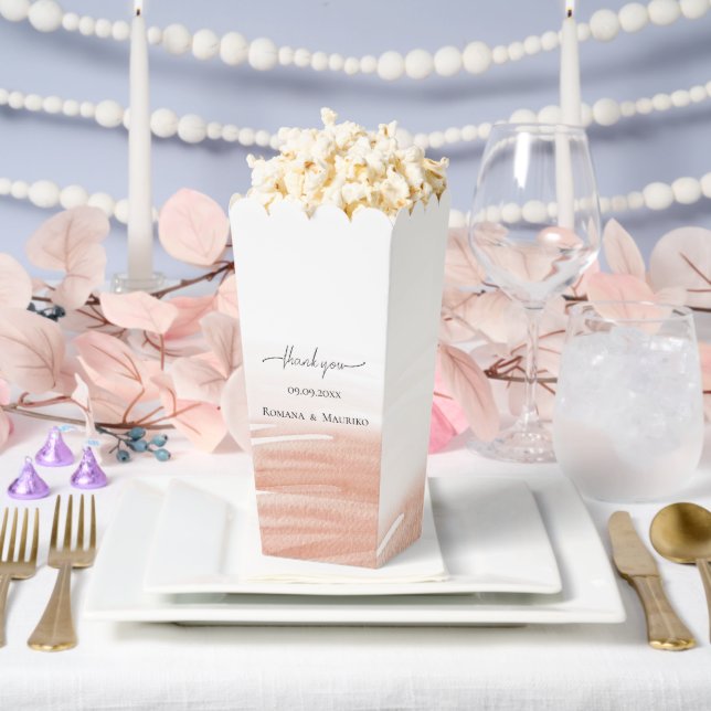 Elegant Coral Terracotta Wedding Favour Box (Wedding)