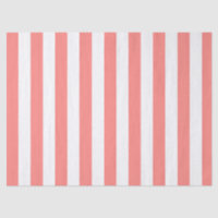 Elegant Coral White Striped Pattern