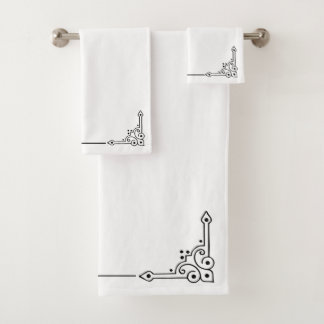 Elegant Corners Bath Towel Set
