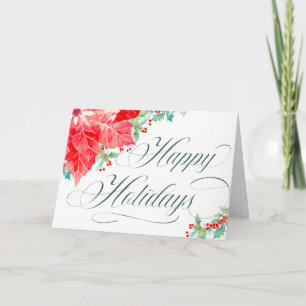 Elegant Corporate Christmas Holiday Card