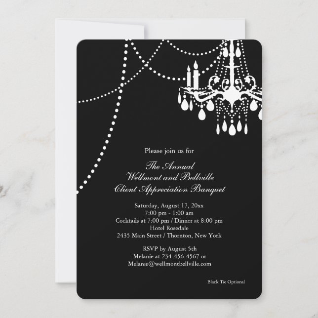 Elegant Corporate Event Invitation (Front)