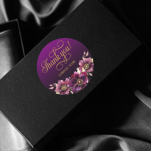 Elegant Corporate Favor Sticker