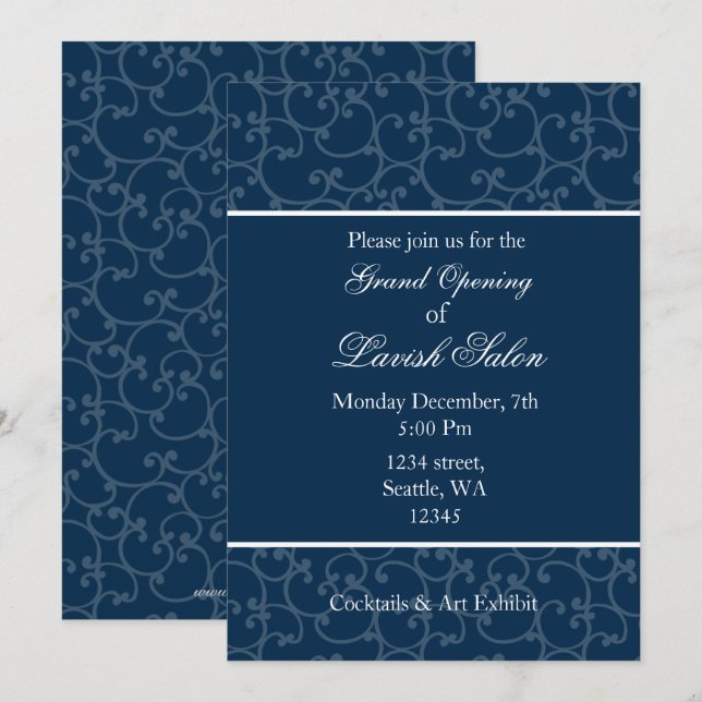 Elegant Corporate party Invitation (Front/Back)