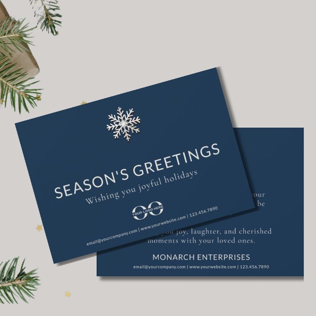 Elegant Corporate Season's Greetings Card (Creator Uploaded)