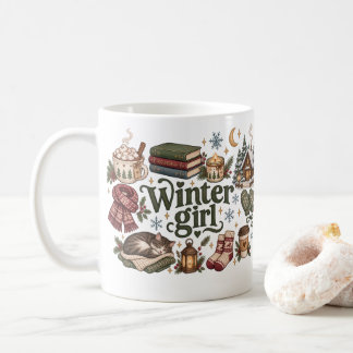 Elegant Cosy Winter Custom Coffee Mug