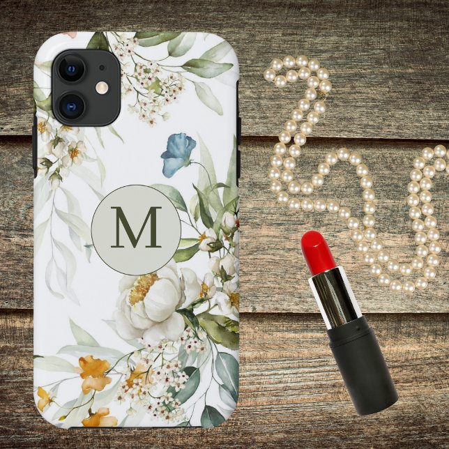 Elegant Country Floral Double Sided Case-Mate iPhone Case (Creator Uploaded)