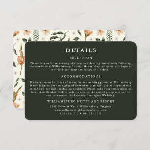 Elegant Country Manor Ranch Green Enclosure Card