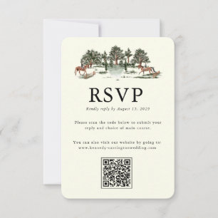 Elegant Country Manor   Ranch Response Card