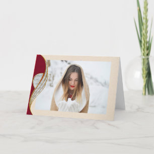 Elegant Country Photo Christmas Card