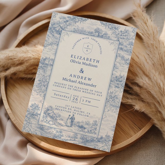Elegant Countryside Manor Wedding Invitation (Creator Uploaded)